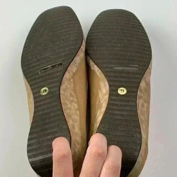 Amalfi Rangoni flats 7.5 N suede snake print Italy - Picture 5 of 8